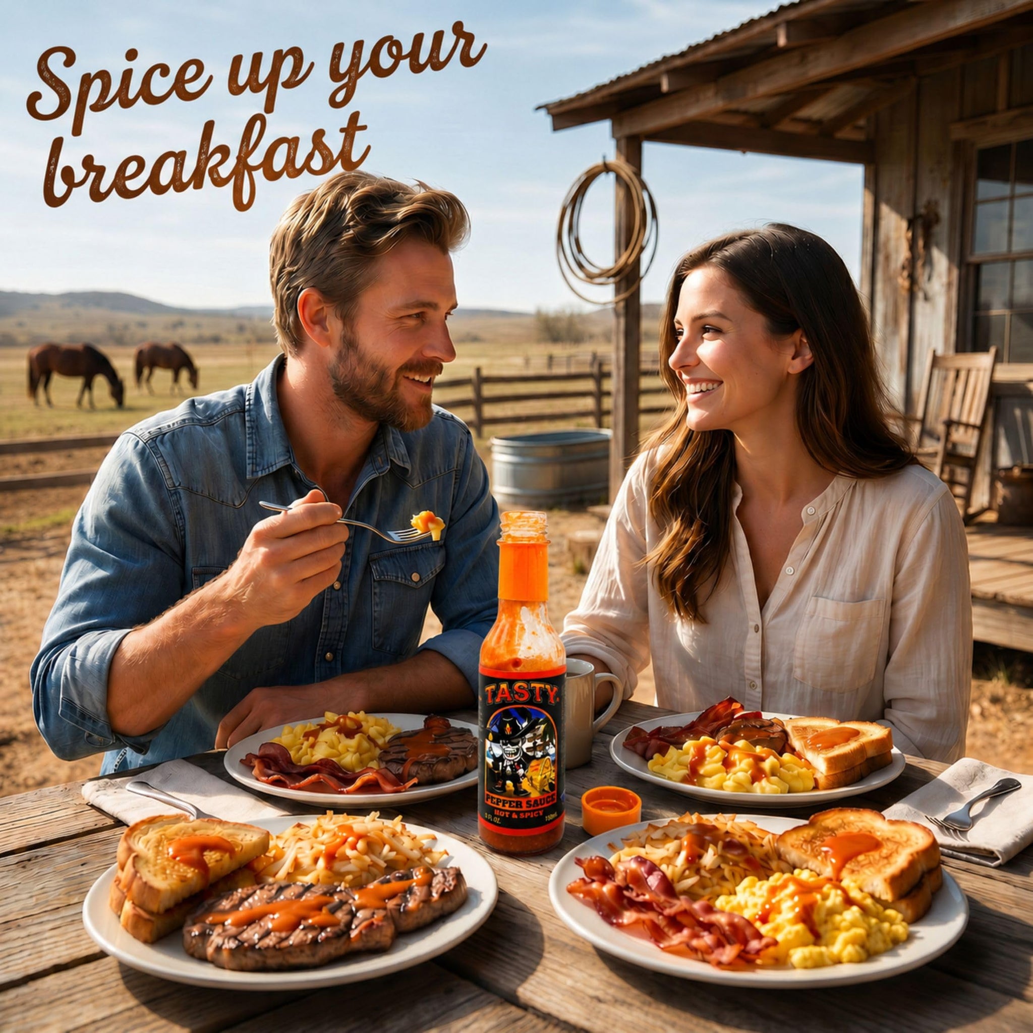 TASTY Pepper Sauce HOT & SPICY - Bold Caribbean Hot Sauce, Scotch Bonnet Pepper Blend, Flavor-Packed Gourmet Hot Sauce with Medium to Hot Heat