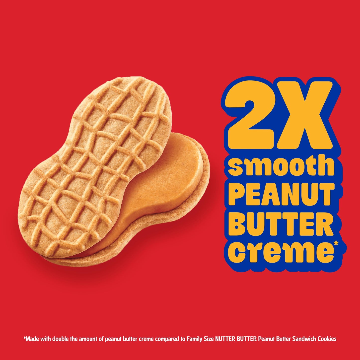 Nutter Butter Double Nutty Peanut Butter Sandwich Cookies, 1 Pack (15.27 oz.)
