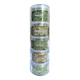 Spicylux Savory Herbs | Parsley, Tarragon, Cilantro Leaves, Savory, Dried Chives | Savory Herbs, Spices & Seasonings (Set of 5) - Packed in U.S.A.