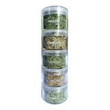 Spicylux Savory Herbs | Parsley, Tarragon, Cilantro Leaves, Savory, Dried Chives | Savory Herbs, Spices & Seasonings (Set of 5) - Packed in U.S.A.
