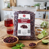 2lb Dried Whole Hibiscus Flowers and Petals, Flor de Jamaica, Sorrel Flower, Zobo Flower perfect for Tea and Mexican Agua Fresca by Mecca Foods |