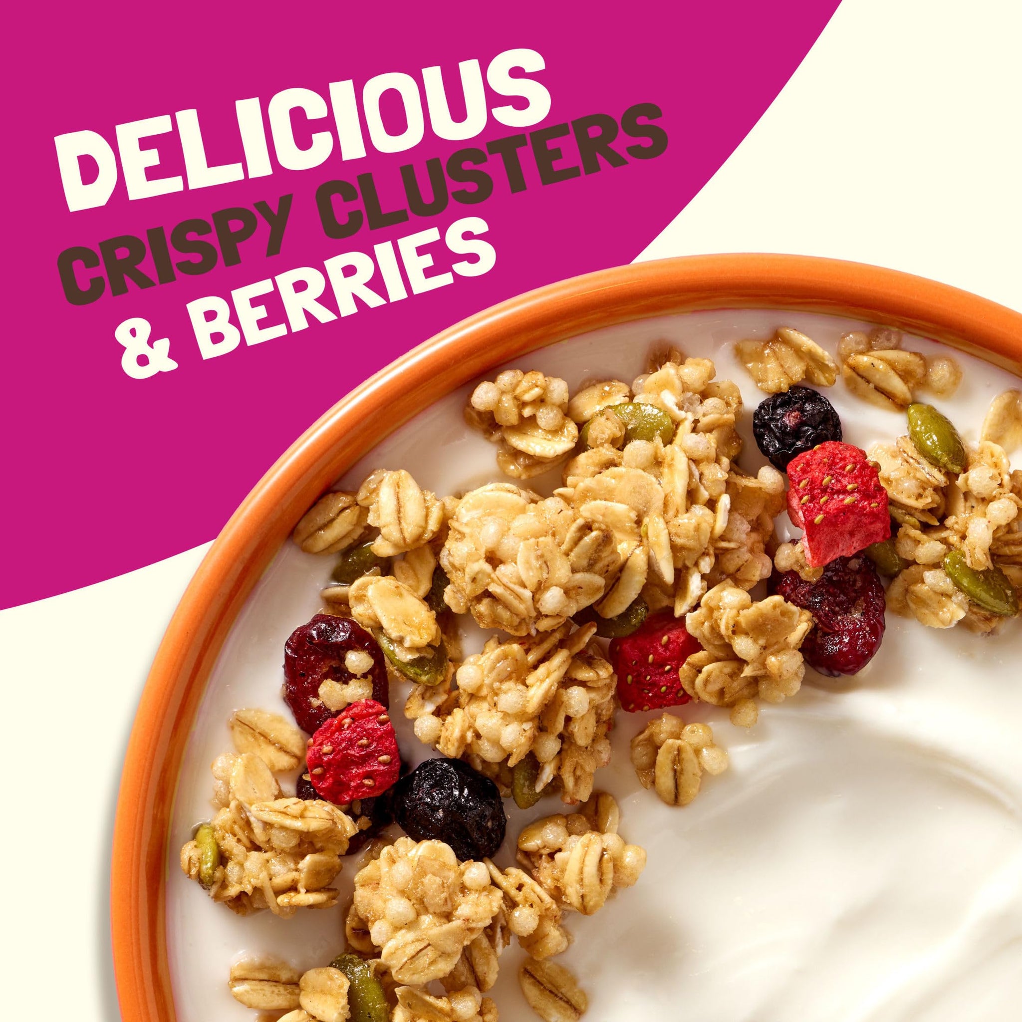 Bear Naked Triple Berry Fit Granola - Non-GMO, Kosher, Vegan - 12 Oz