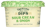 Treeline Non-Dairy Cashew Sour Cream & Onion Dip, 7.5 OZ