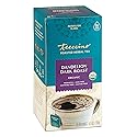 Teeccino Dandelion Herbal Tea - Dark Roast - 25 Tea Bags, Caffeine-Free, Roasted Herbal Tea with Prebiotics, 3x More Herbs than Regular Tea Bags