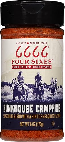 6666 Four Sixes Bunkhouse Campfire Seasoning, 6 Ounce