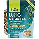 Lung Detox Tea - 10-Herb Formula with Ginger Licorice Elderberry Ginseng Marshmallow Root Echinacea Peppermint Tulsi Rooibos & Mullein Leaves - Vegan
