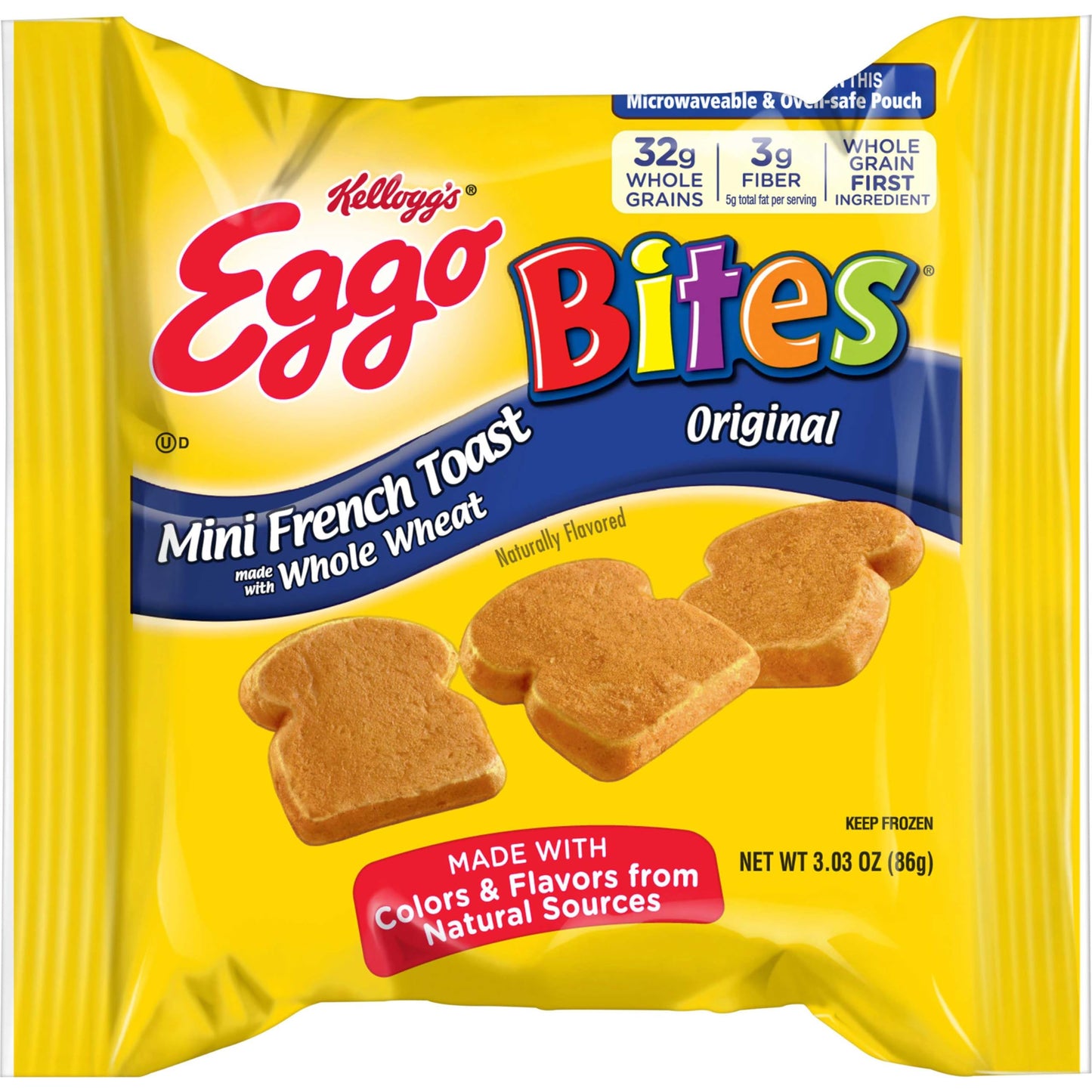 Eggo Minis Original French Toast, 3.03 Ounce - 72 per case.
