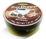 German Fine Drops Sanded Coffee Candy Tin 200gr (Kaffeegeschmack) (5 pcs)