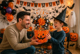 Hand-Designed Halloween Pumpkin Gift Basket with Premium Candy, Chocolates, and Snacks. Halloween Candy Gift for Kids, Families, and Clients!