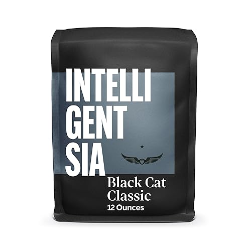 Intelligentsia Coffee, Light Roast Whole Bean Coffee, 100% Arabica Coffee - Black Cat Classic Espresso 12 Ounce Bag