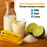 MIGHTY CHEWZ Yak Chew Refill Pack Only, Extra Large (4 Pieces) - Pre-Drilled, Ready to Chew and Designed for Safety
