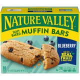 Nature Valley Soft Baked Muffin Bars, Blueberry, Snack Bars, 10 Bars, 12.4 oz