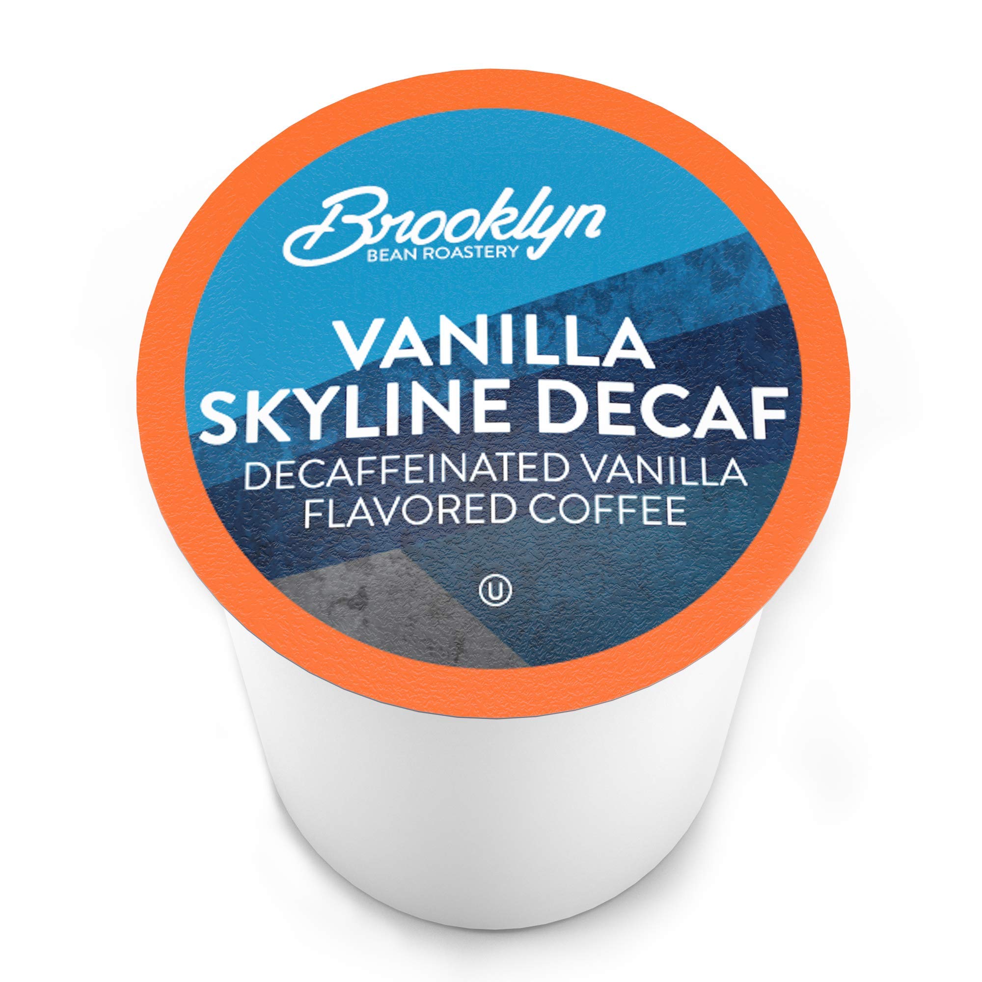 Brooklyn Beans Coffee Pods, Vanilla Skyline Decaf - Compatible with Keurig K Cup Brewers Including 2.0 Machines, 40 Count, Smooth and Creamy Vanilla