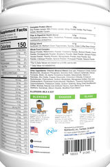 N53 Lean1 Meal Replacement Protein Powder, Cafe Latte Flavor, 15 Serving tub, No Sugar Added