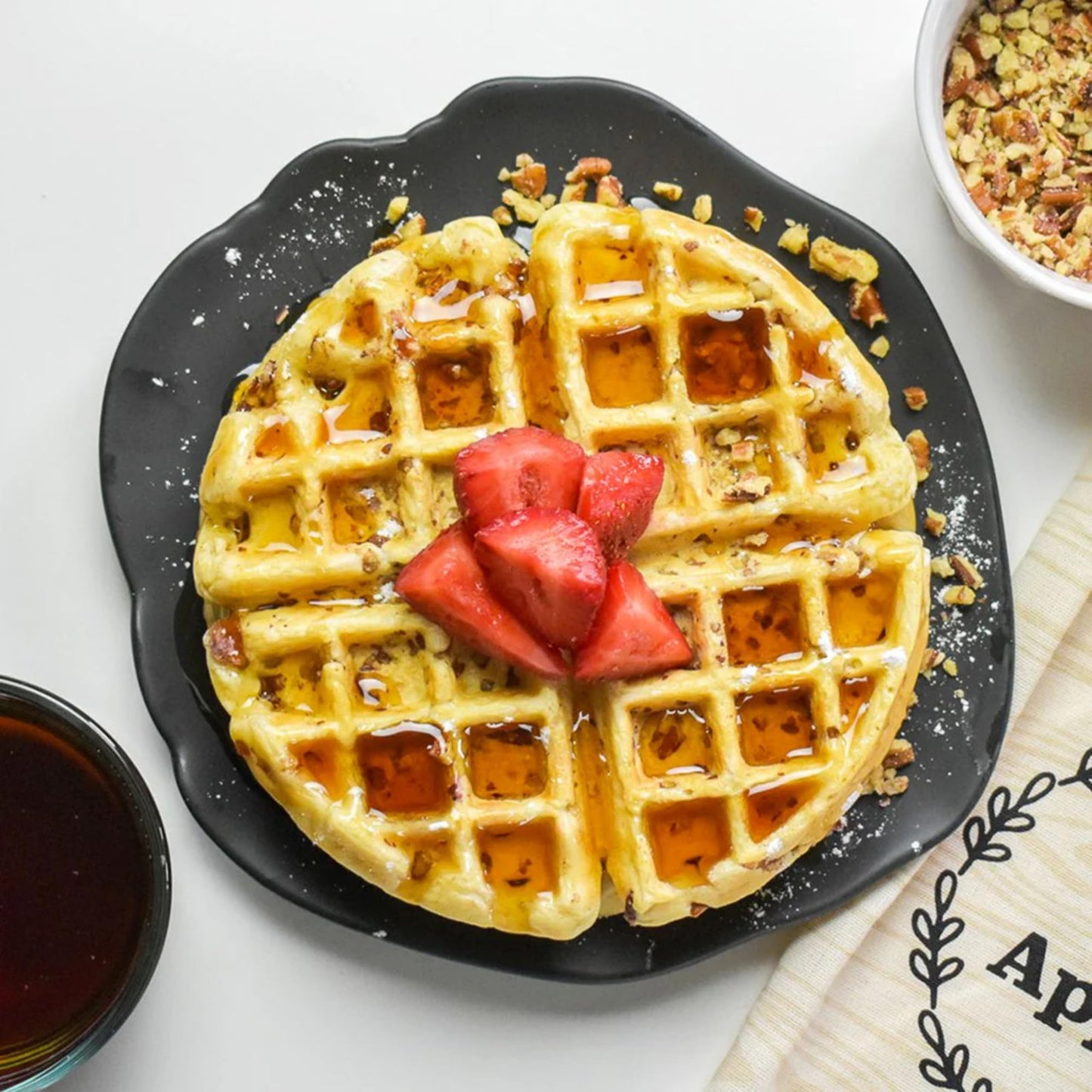 Vicky Cakes Pecan Pancake and Waffle Mix | Light & Fluffy, Dairy-Free, Vegan-Friendly, Non-GMO | 8oz