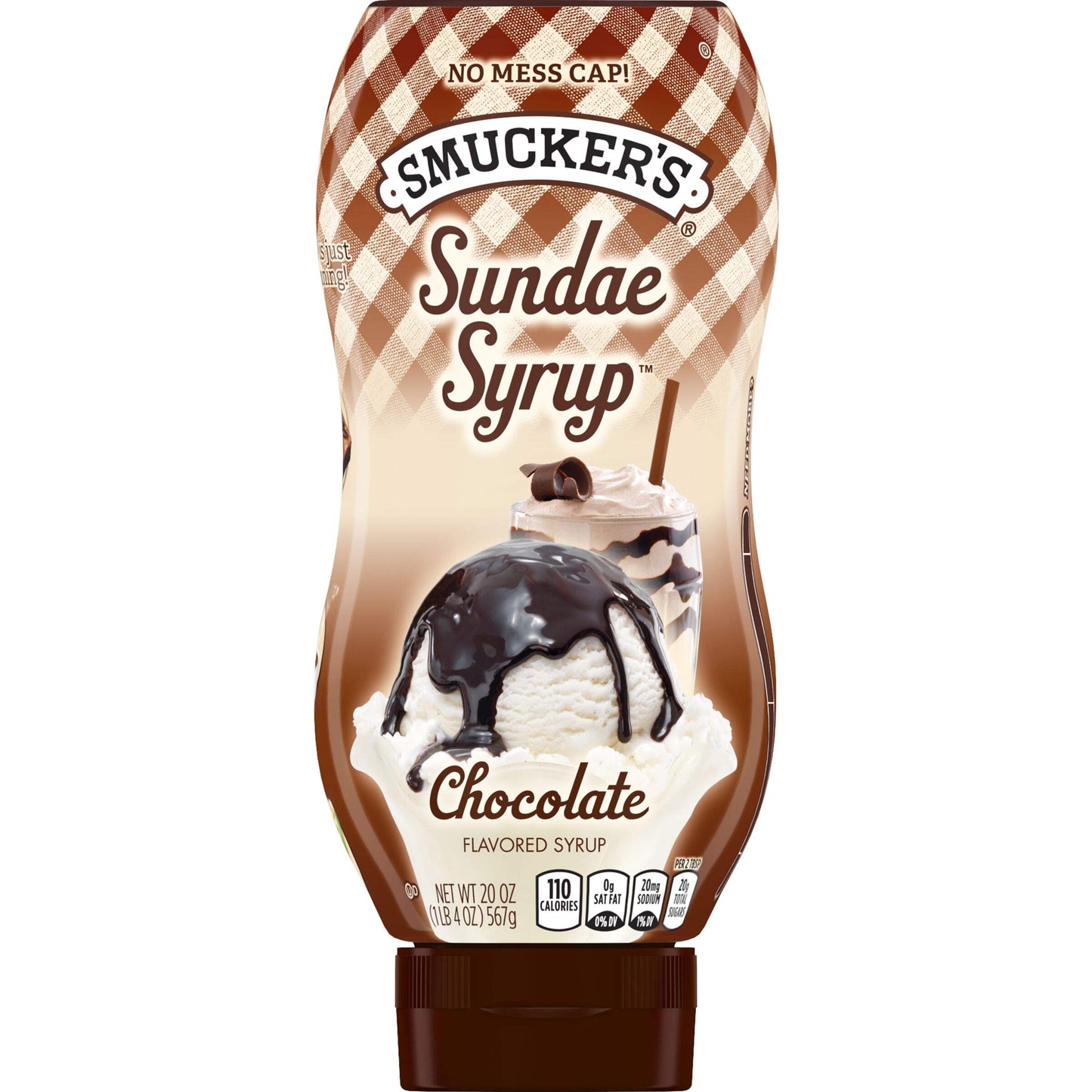 Smucker's Sundae Syrup Chocolate Flavored Syrup, 20 Ounces