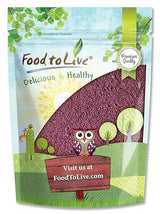 Food to Live Black Elderberry Juice Powder,12 Ounces - Raw Dried Berries, Unsulfured, Vegan, Bulk, For Baking, Juices, Smoothies, Yogurts, Instant