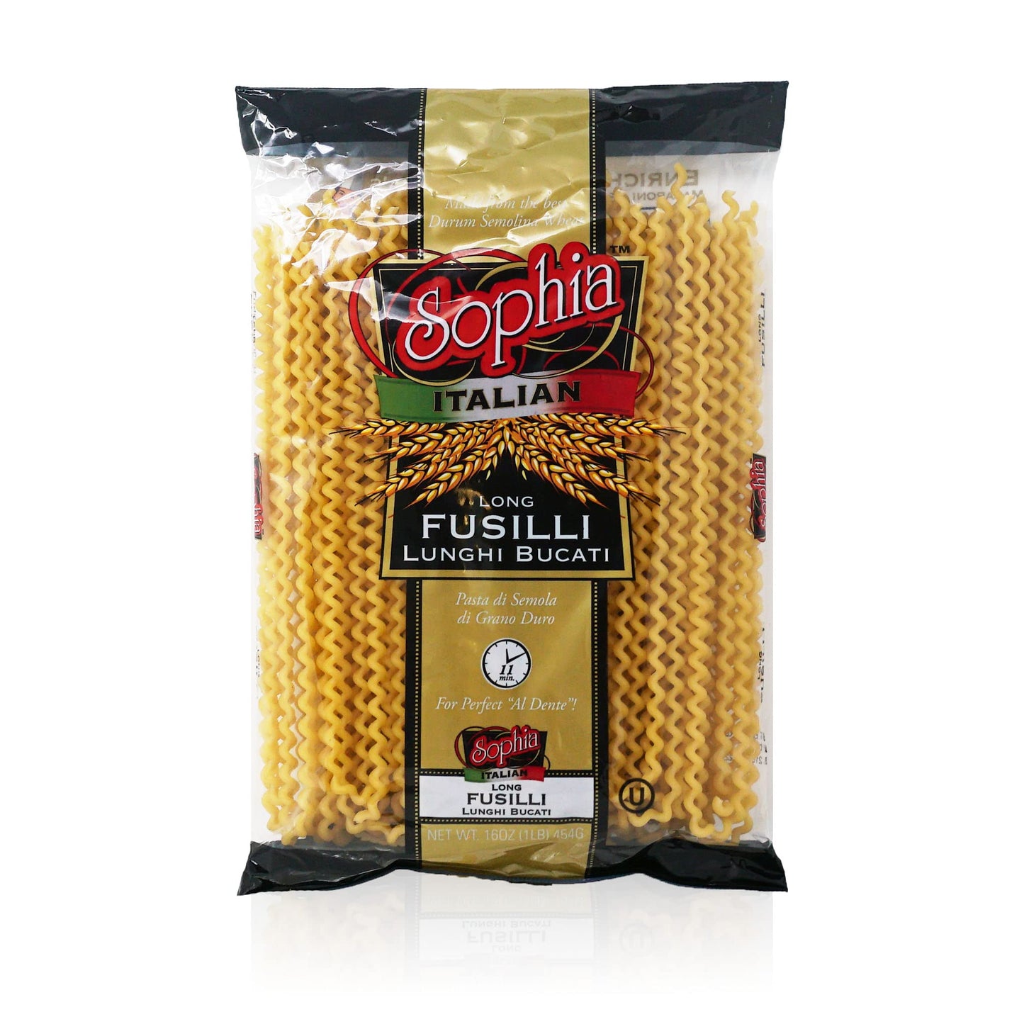 Sophia Pasta Long Fusilli "Col Buco" - 16oz (4-pack)