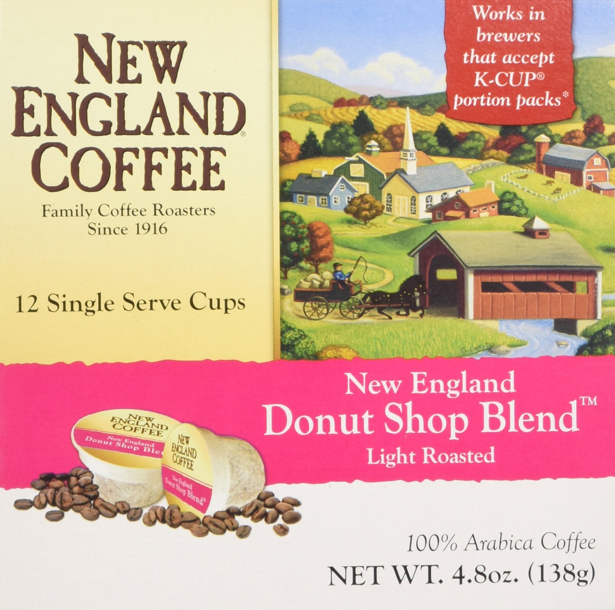 New England Coffee Donut Shop Blend K-Cups