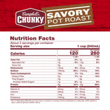 Campbell’s Chunky Soup, Savory Pot Roast Soup, 18.8 oz Can