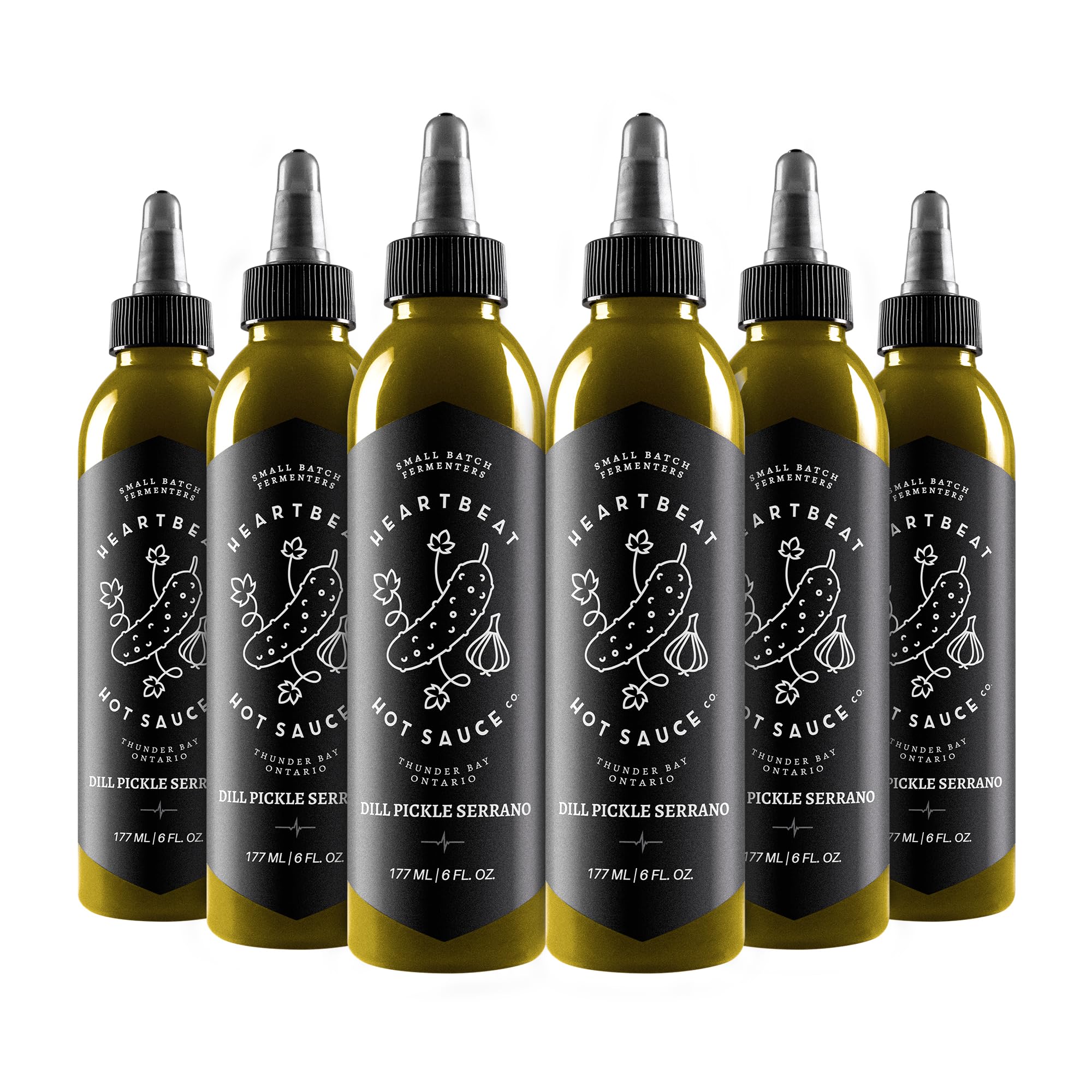 Heartbeat Hot Sauce Co. | Dill Pickle, 6 oz. 6 pack