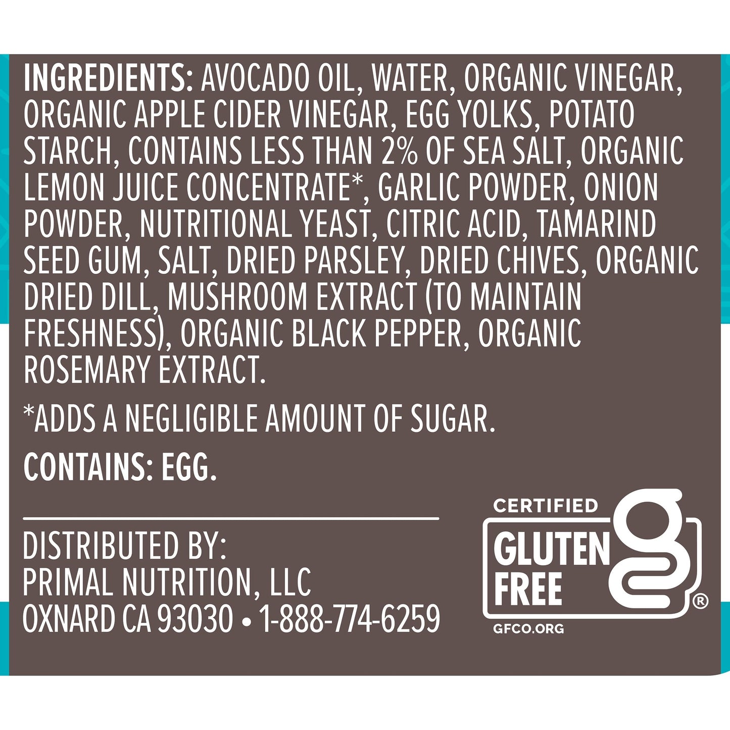 Primal Kitchen Ranch Salad Dressing & Marinade made with Avocado Oil, Whole30 Approved, Paleo Friendly, and Keto Certified, 8 Fluid Ounces