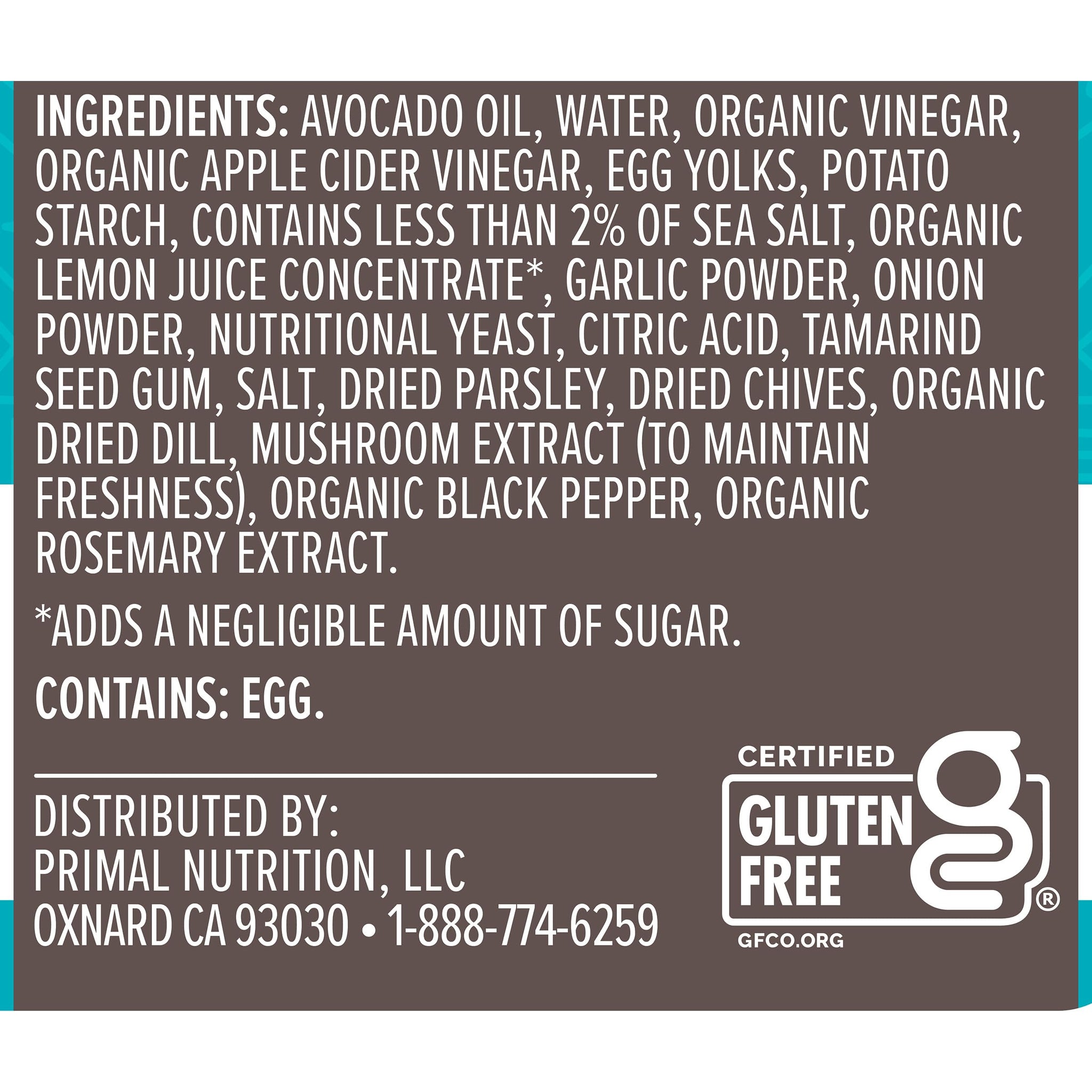 Primal Kitchen Ranch Salad Dressing & Marinade made with Avocado Oil, Whole30 Approved, Paleo Friendly, and Keto Certified, 8 Fluid Ounces