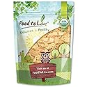 Food to Live Organic Toasted and Salted Blanched Sliced Almonds, 12 Ounces - Dry Roasted with Himalayan Salt. Perfect for Salads, Snacks, Baking