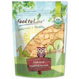 Food to Live Organic Toasted and Salted Blanched Sliced Almonds, 12 Ounces - Dry Roasted with Himalayan Salt. Perfect for Salads, Snacks, Baking