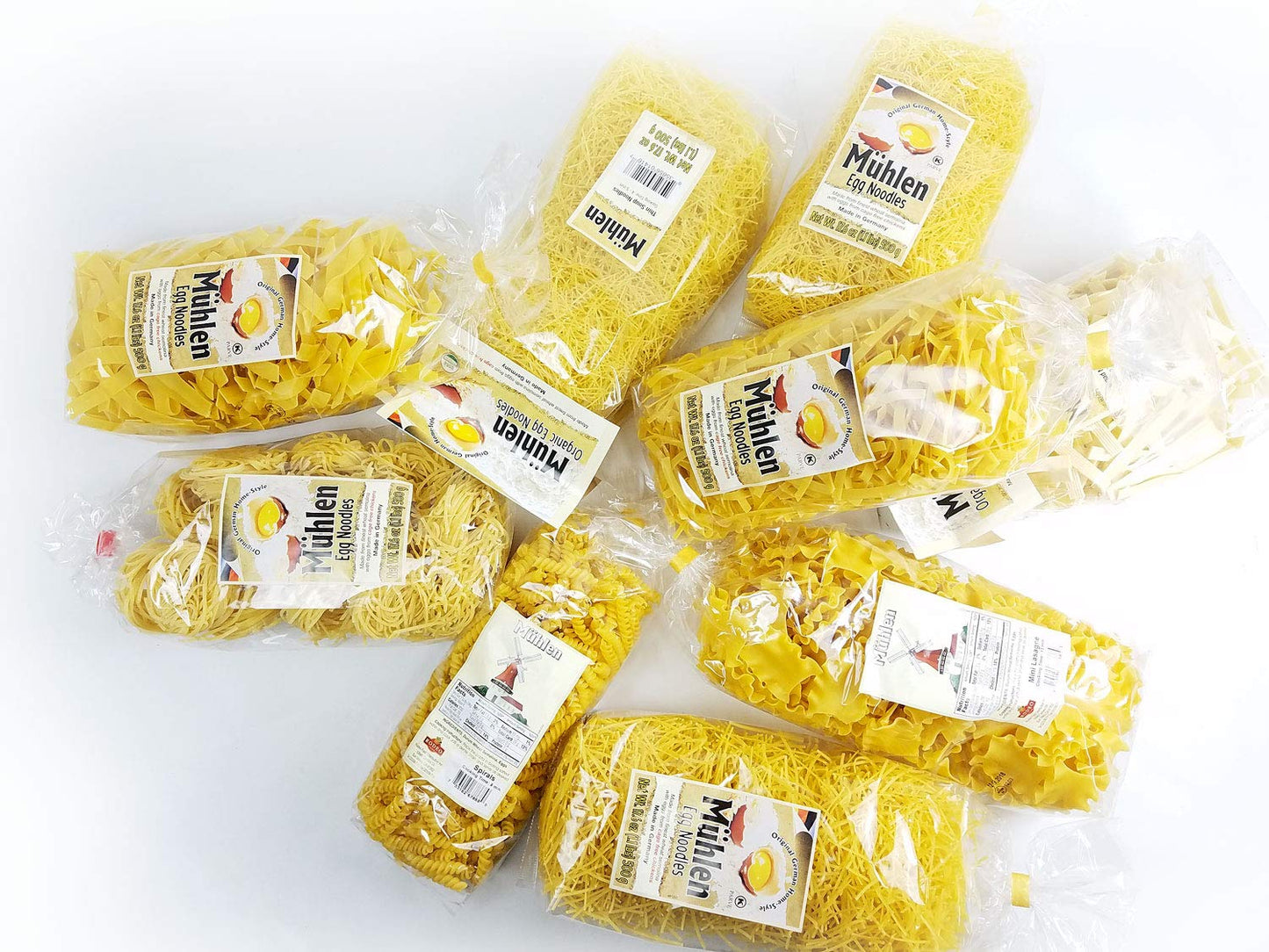 German Egg Noodle Broad Wheat Semolina TAGLIATELLE 1.1lb | 500g (Pack of 5)