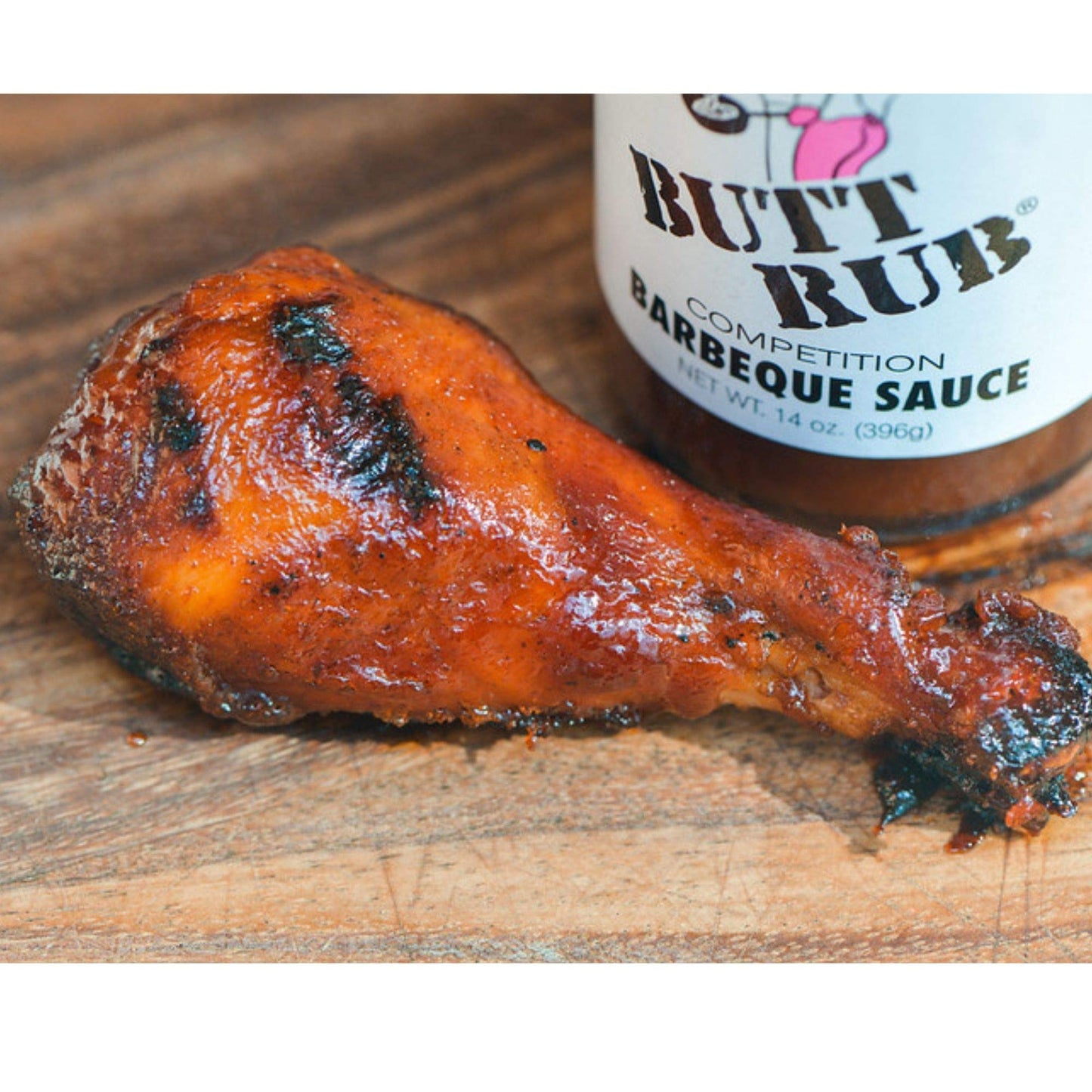 Bad Byron's Butt Rub Competition Barbeque Sauce, 14 oz | Tomato-Based BBQ Sauce | Sweet Heat & Tangy Flavor | Perfect for Grilling & Smoking