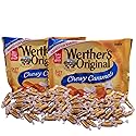 Werther's Original Soft Chewy Caramels, Soft Caramel Candy Made with Real Butter & Fresh Cream, Fall Treat, Perfect for Baking, Pack of 2, 10.8 Ounces