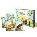 Food to Live Organic Super Powders in a Gift Box - Acai Berry Powder, Goji Berry Powder, Sacha Inchi Powder, Maca Powder, Mesquite Powder