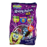 Frankford SpongeBob SquarePants Krabby Patty Gummy Candies with Original, Sour, and Pretty Patty Flavors, 30 Count