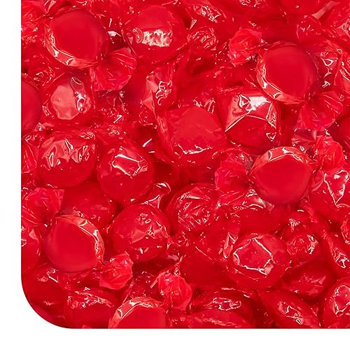 Cinnamon Discs Hard Candy - 1 Pound Pack - Cinnamon Candy - Individually Wrapped Old Fashioned Red Candies - Spicy Sweet Treats for Office Bowls
