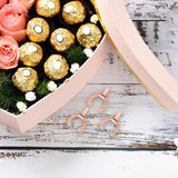 TOPPERFUN 50pcs Chocolate Holder for Bouquet Plastic Candy Packaging Case for Valentine Day Birthday Wedding Decorations Chocolate Wrappers Support