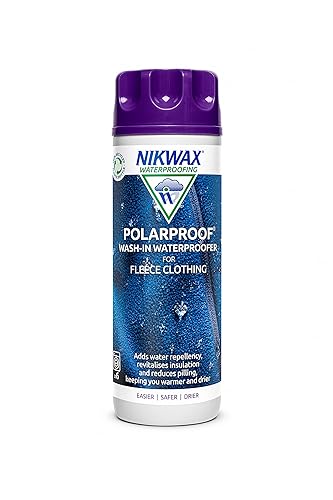 Nikwax PolarProof, 300ml, Waterproofing for Fleece Garments, Jackets, Vests, Beanies and Accessories