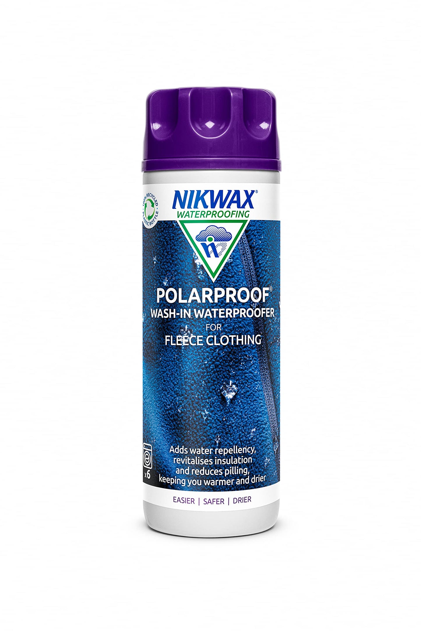 Nikwax PolarProof, 300ml, Waterproofing for Fleece Garments, Jackets, Vests, Beanies and Accessories