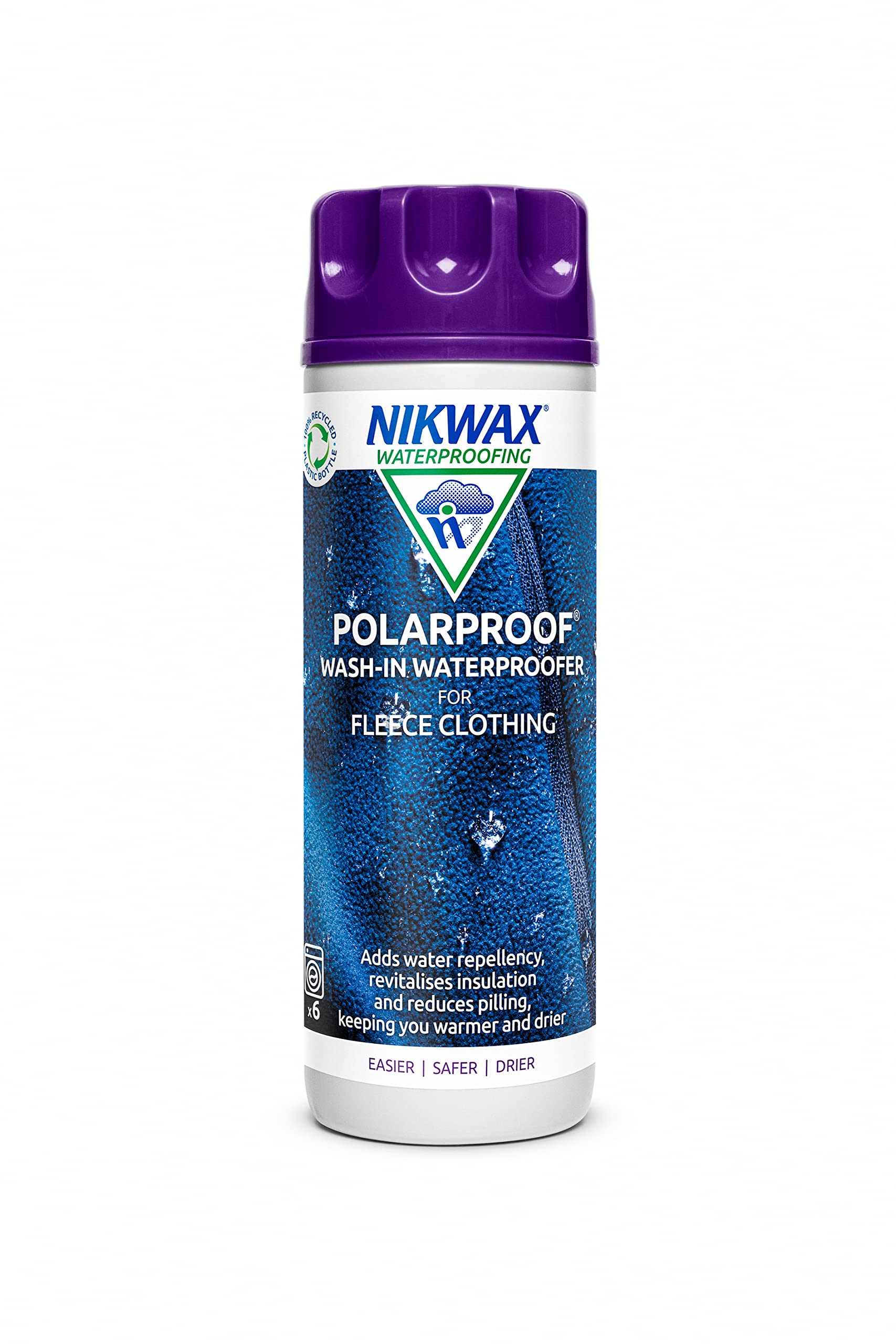 Nikwax PolarProof, 300ml, Waterproofing for Fleece Garments, Jackets, Vests, Beanies and Accessories