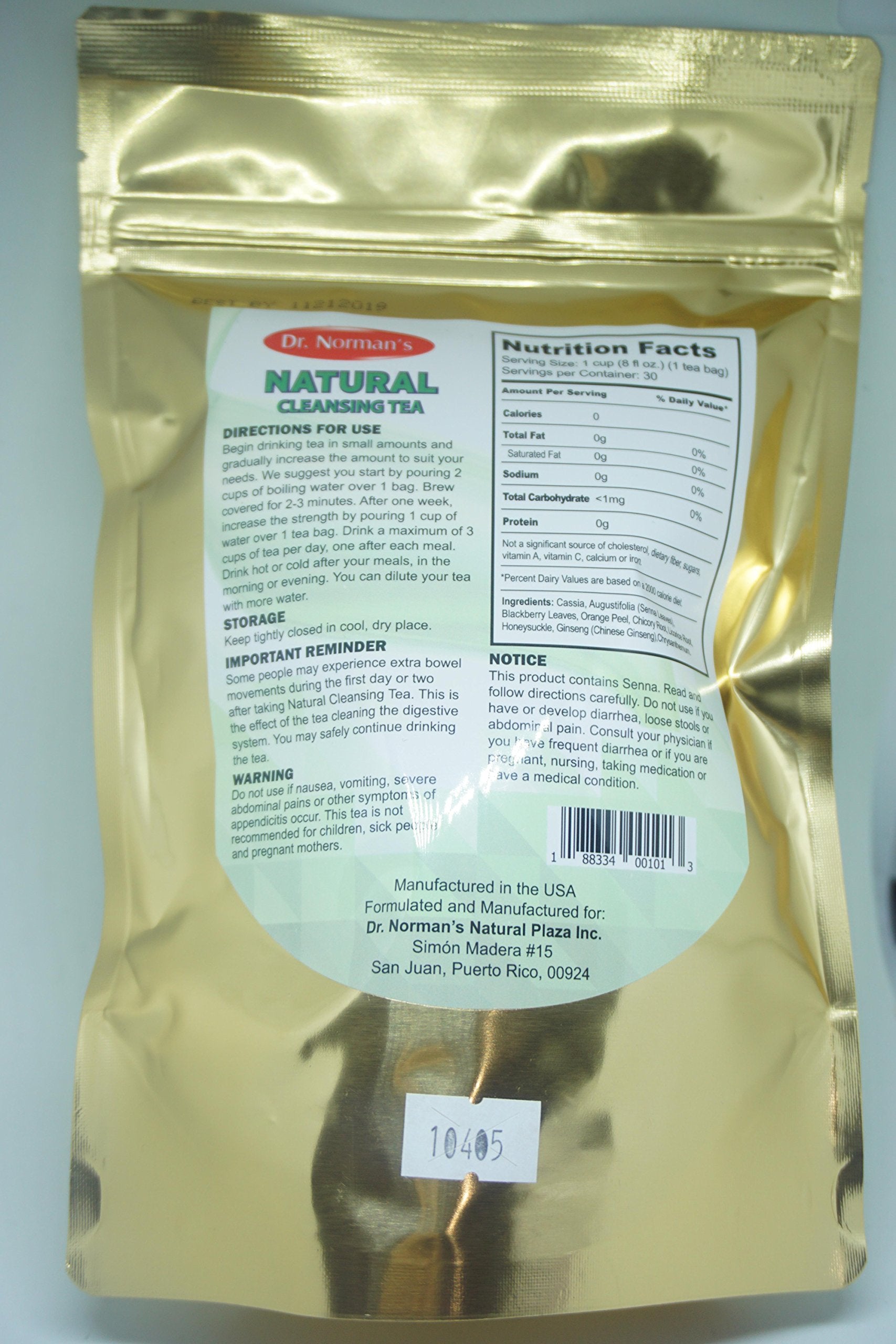 Natural Cleansing Tea Dr. Normans