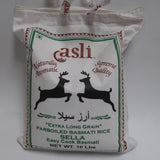 Asli fine Naturally aromatic, Extra long grain parboiled basmati rice stella Net Wt. 1x10 Lbs- Easy to Cook - Low Glycemic Index - Extra Long Grain, Naturally Aged, Fluffy & Aromatic | Premium Quality Rice for Biryani, Pulao & Authentic Cooking