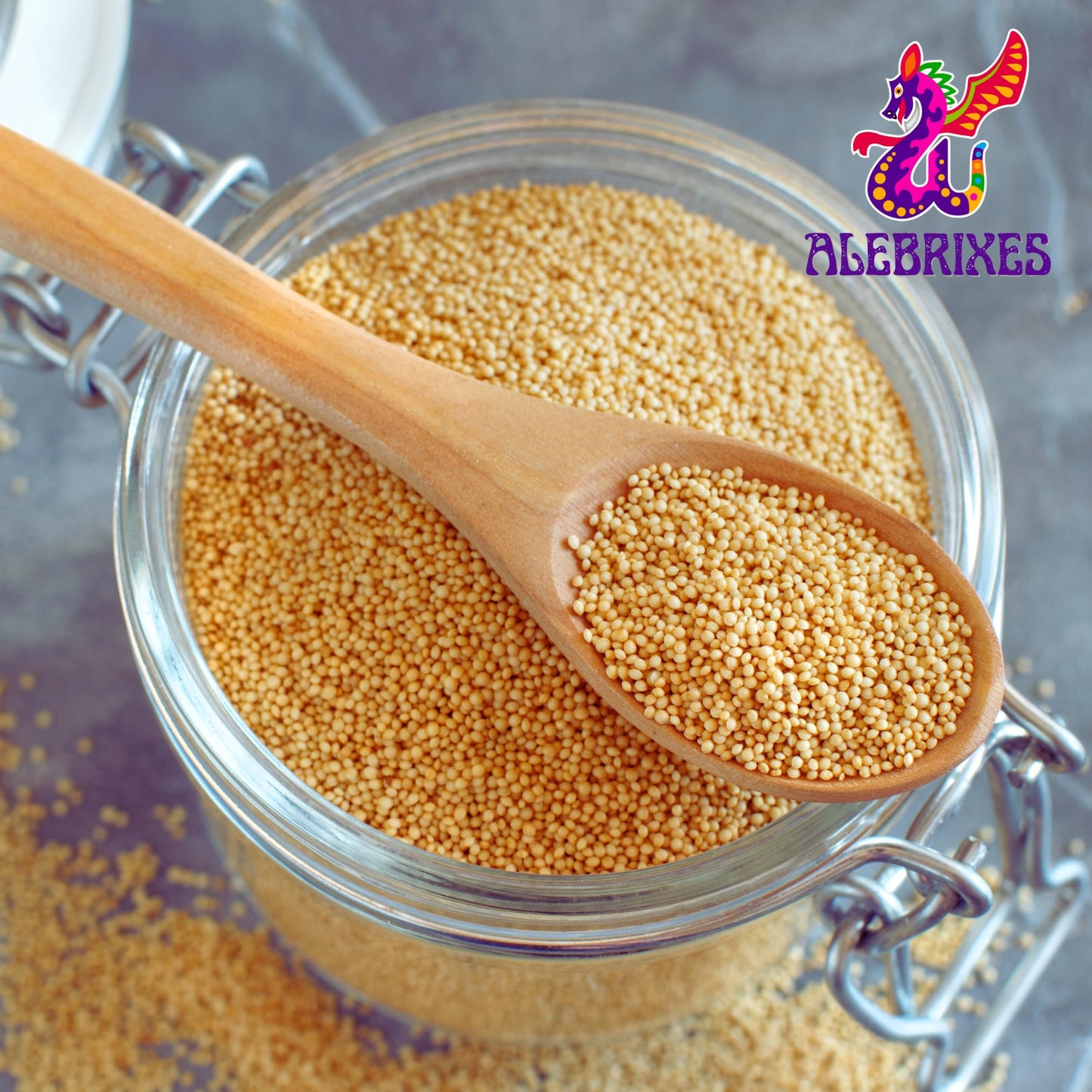 Alebrixes - Honey Amaranth Grain (4 Oz - 110 g) | Amaranto Enmielado - Amaranto con miel | Premium Quality Natural Honey-Infused Amaranth - Calidad