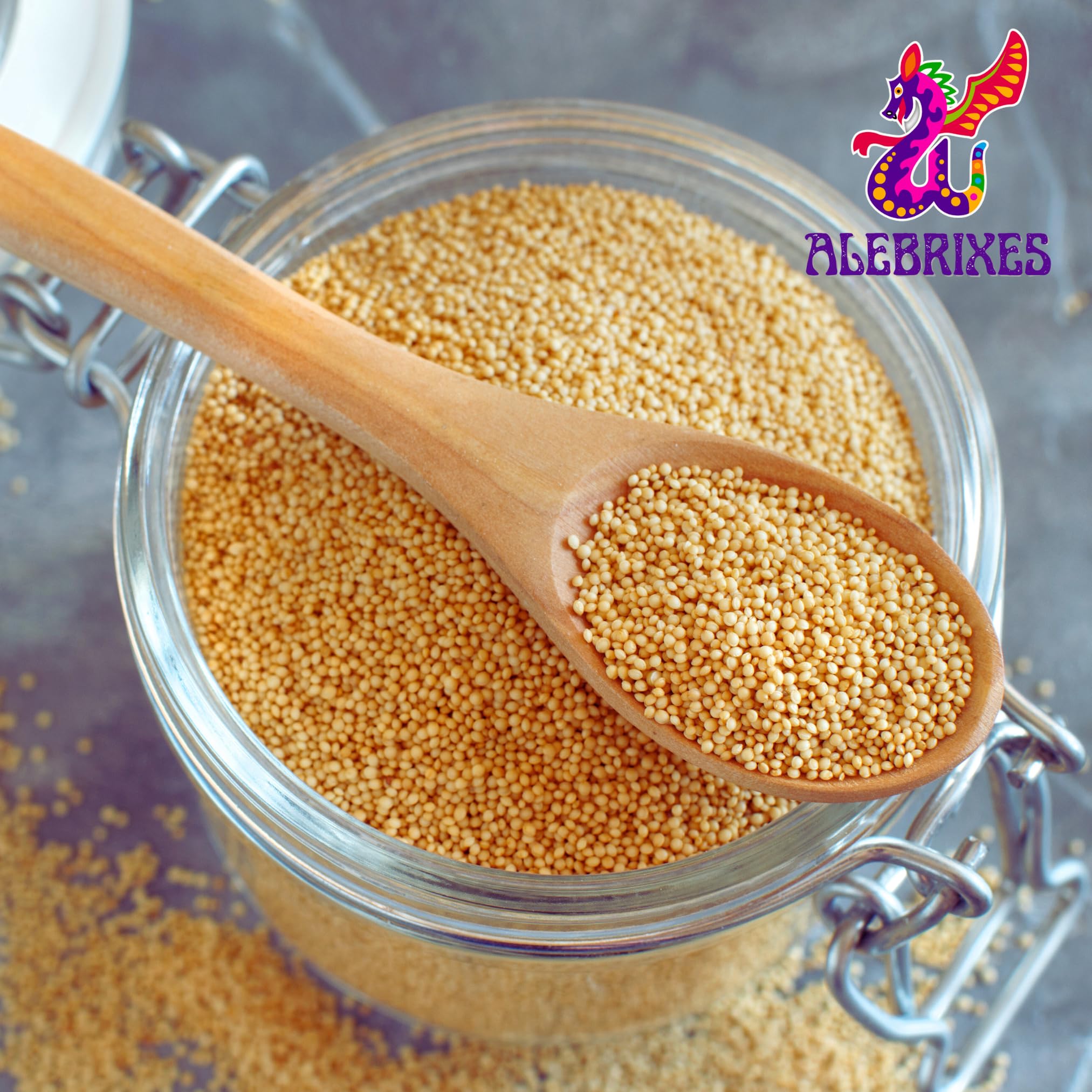 Alebrixes - Honey Amaranth Grain (4 Oz - 110 g) | Amaranto Enmielado - Amaranto con miel | Premium Quality Natural Honey-Infused Amaranth - Calidad