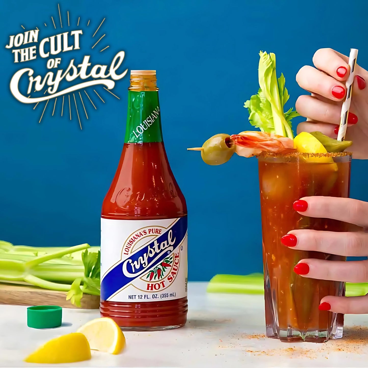 Crystal Hot Sauce 12oz (Pack of 2) - Louisiana's Pure Hot Sauce, Original Flavor - Low Fat - Low Sodium - Perfect for Spicing Up Sandwiches, Soups