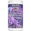 Clorox Scentiva Disinfecting Wipes, Lavender and Jasmine, Antibacterial, 75 Count