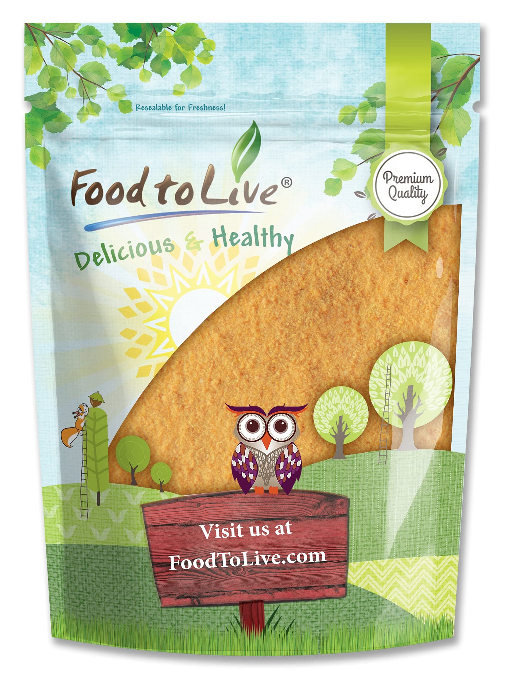 Food to Live Papaya Powder, 12 Ounces - From Raw Dried Fruit, Unsulfured, Vegan, Bulk, Great for Baking, Juices, Smoothies, Yogurts, and Instant