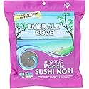 Emerald Cove Silver Grade Organic Pacific Sushi Nori, 50 ct