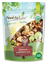 Organic Vitality Snack Mix, 1 Pound - Raw and Non-GMO Trail Mix Contains Golden Berries, Raisins, Brazil Nuts, Cashews, Walnuts, Pumpkin Seeds