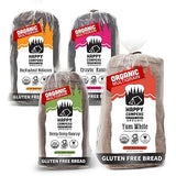 Happy Campers Variety Pack Gluten Free Bread, White Whole Grain, Cinnamon Raisin, Buckwheat Molasses, Hemp Multi-Seed, Non-GMO, Vegan, Organic