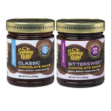Sunday Night Foods Classic Chocolate and Bittersweet Chocolate Sauce: Gourmet Chocolate Sauces, Farm-Crafted, Gluten-Free, No Artificial Ingredients